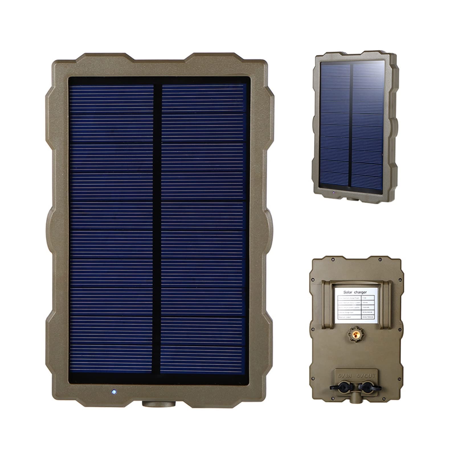 Pannello solare Caricabatterie di accensione del pannello solare 1500mAh for la fotocamera della fotocamera della caccia della macchina fotografica della macchina fotografica della macchina fotografic