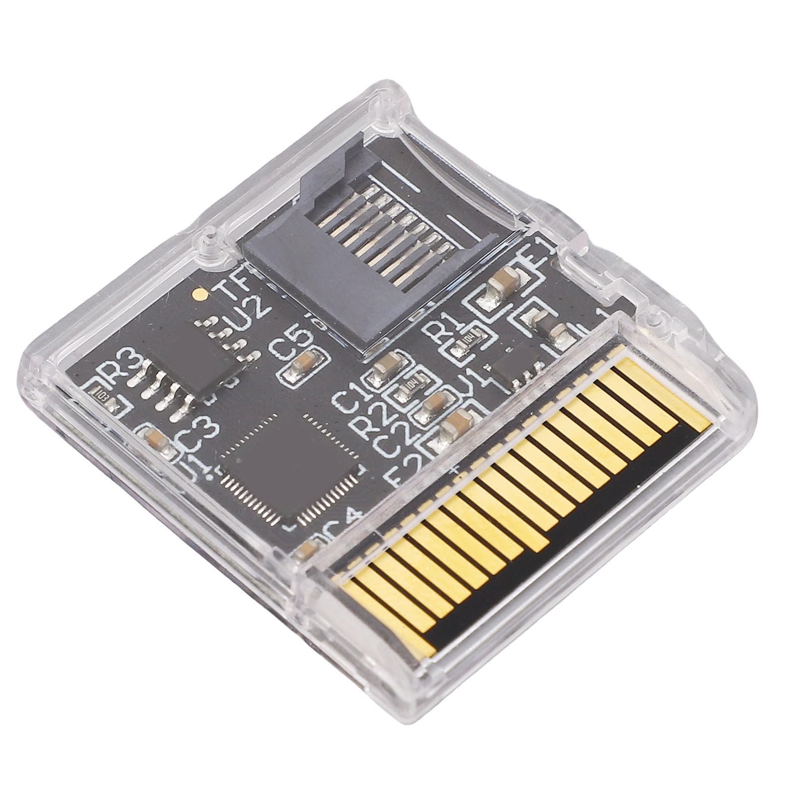 Cuifati Dispositivo di Backup di Giochi per Console Portatili 3DS 2DS, Driver Chip FPGA NTRBOOT con Nucleo in LEGNO, Supporto Scheda di Memoria FAT32 Fino a 64 GB, Strumento di Backup di Schede di