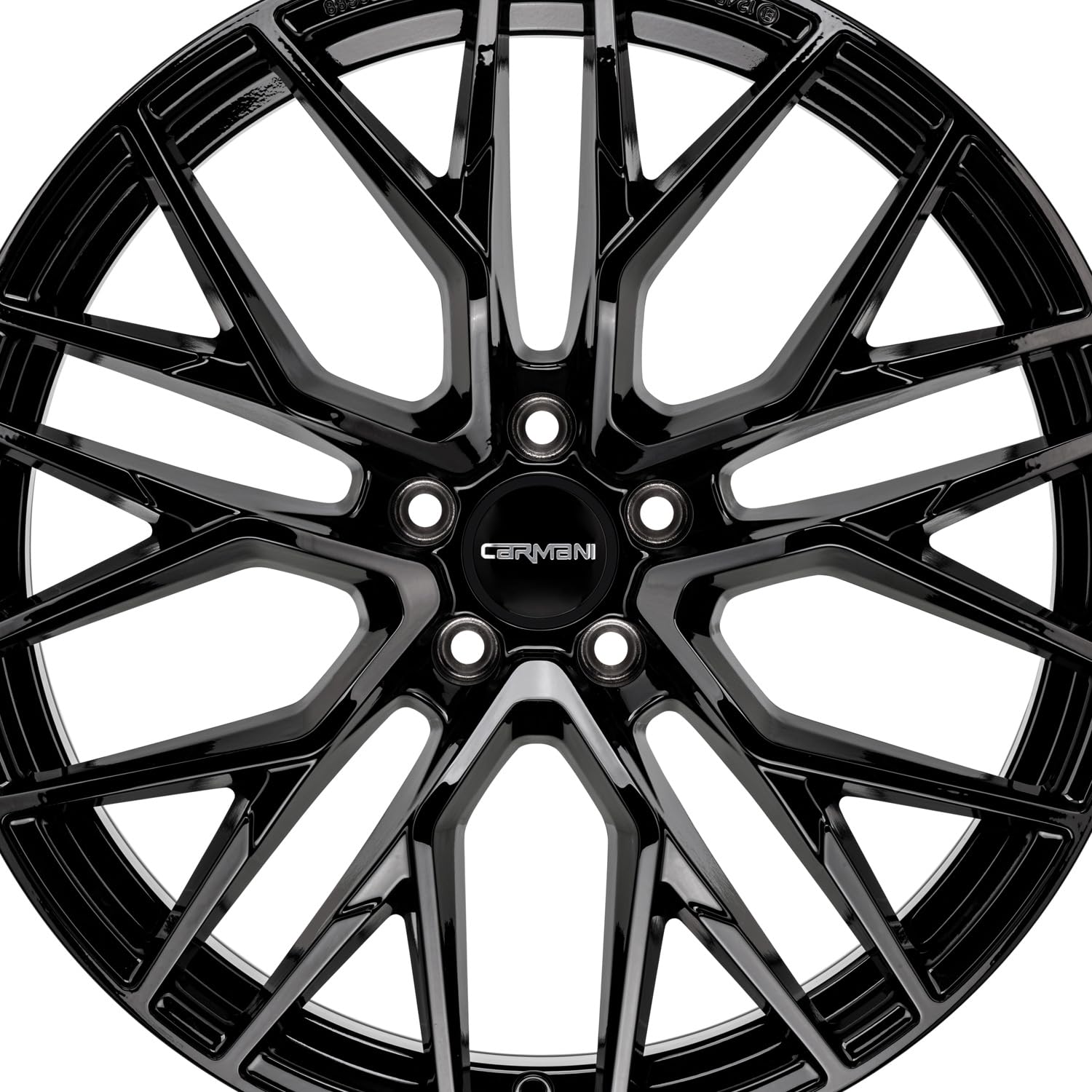 4x Carmani Felgen 20 Ludwig 7.5x17 ET30 5x112 black kompatibel mit BMW 2er Reihe 3er Reihe 4er Reihe iX1 X1
