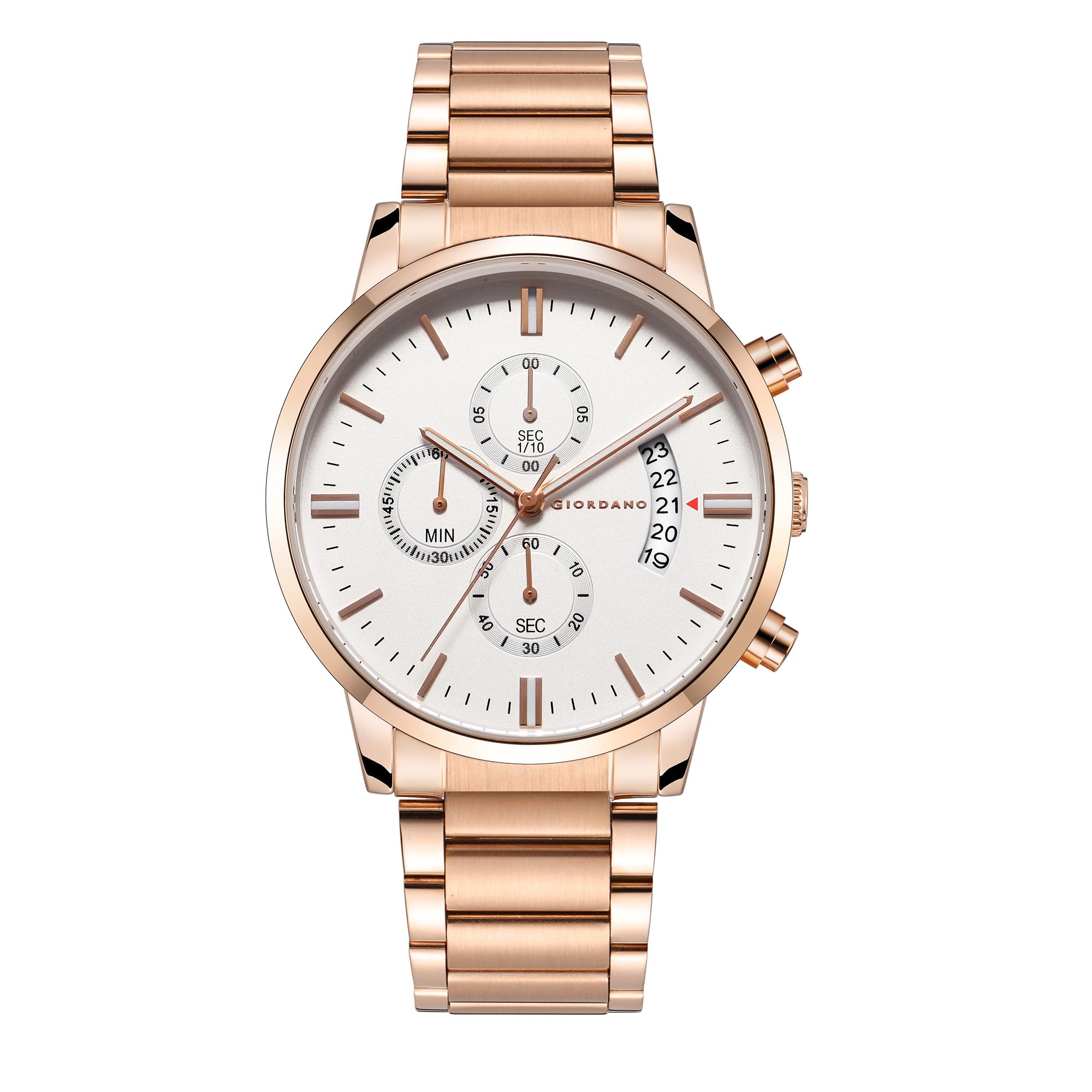 Giordano Analog Stylish Watch for Men Water Resistant Fashion Watch Round Shape with Multi-Functional Wrist Watch for Men & Boys to Compliment Your Look/Ideal Gift for Male - GZ-50055 (B0C7417SHF) Amazon Price History, Amazon Price Tracker