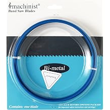 Imachinist S6412121014SS M42 64-1/2" Long, 1/2" Wide, 0.025" Thick, 10/14 TPI, Variable Teeth, Bi-Metal Bandsaw Blades for Cutting Stainless Steel, Hard Metal, SS