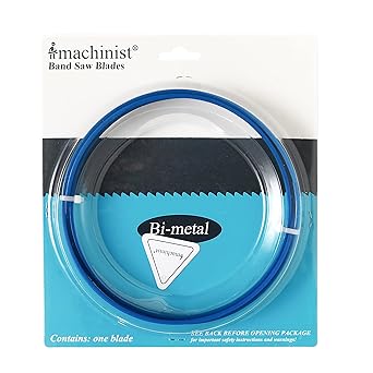 Imachinist S6412121014 Bi-Metal Band Saw Blades 64-1/2" X 1/2" X 10/14TPI Variable Teeth M42 for Metal