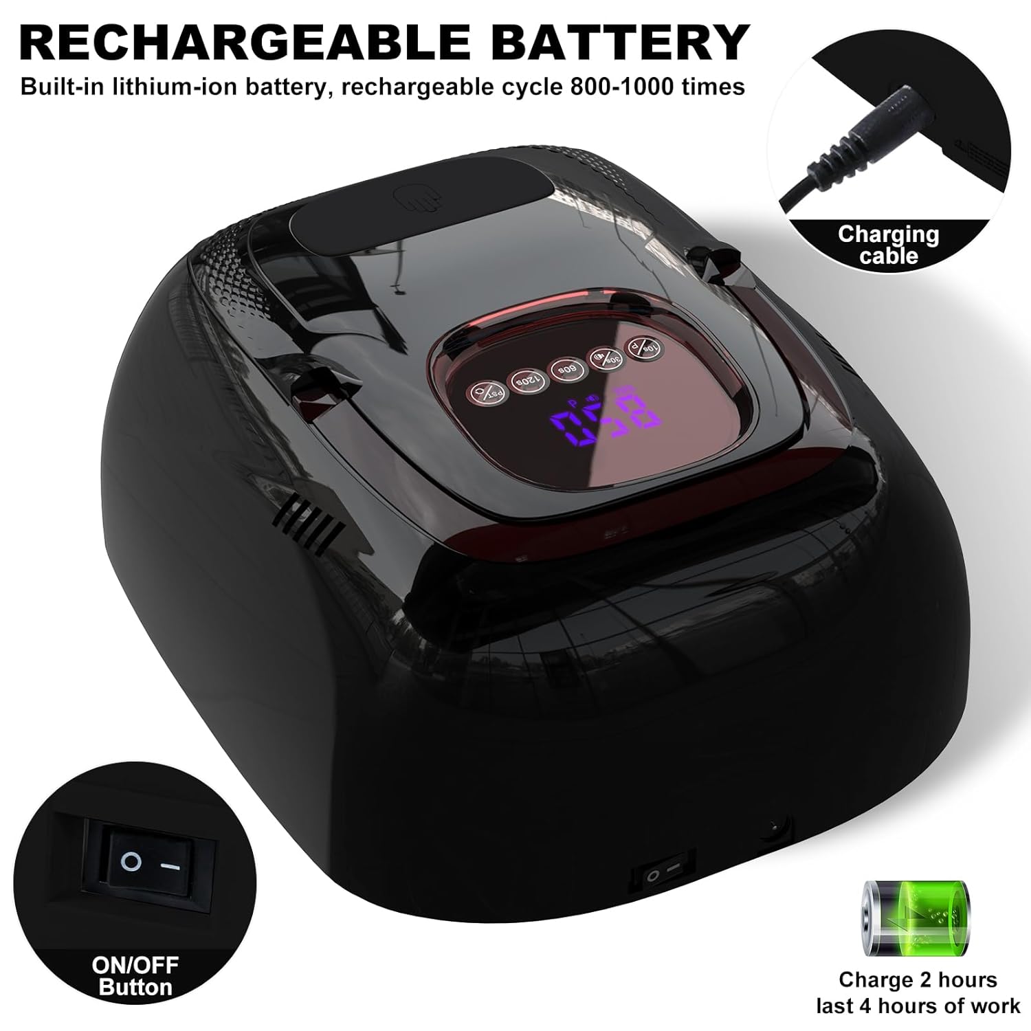 LIMEGIRL Lâmpada de unhas sem fio, secador de unhas LED UV potente de 72 W com contas e bateria substituíveis, luz UV para esmalte de gel, recarregável e portátil para uso… em promoção! Veja a oferta e mais achadinhos de Cabines UV/LED 6 Hoje é o melhor dia para comprar LIMEGIRL Lâmpada de unhas sem fio, secador de unhas LED UV potente de 72 W com contas e bateria substituíveis, luz UV para esmalte de gel, recarregável e portátil para uso… com aquele preço maroto! Promoção! Aproveite a oferta! 6