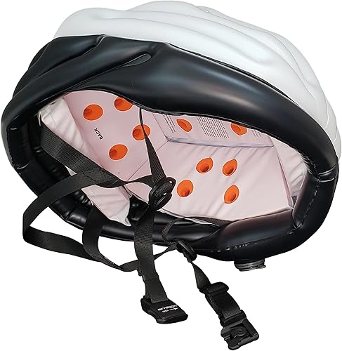 Miniatura 6 de Airnoggin - Casco inflable, plegable y portátil para adultos para ciclistas y scooters