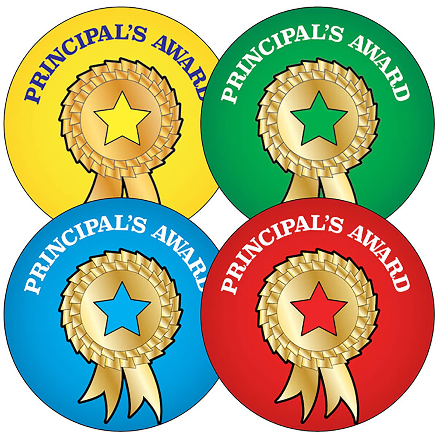 175 Principal's Award Childrens Pupils Motivational Reward Stickers 37mm Primary Teaching Services