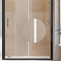 Vista 5 de Tira de sellado lateral de puerta de vidrio de silicona flexible de 100 pulgadas sin marco para puerta de vidrio Framelss de 5/16 pulgadas (flexible)