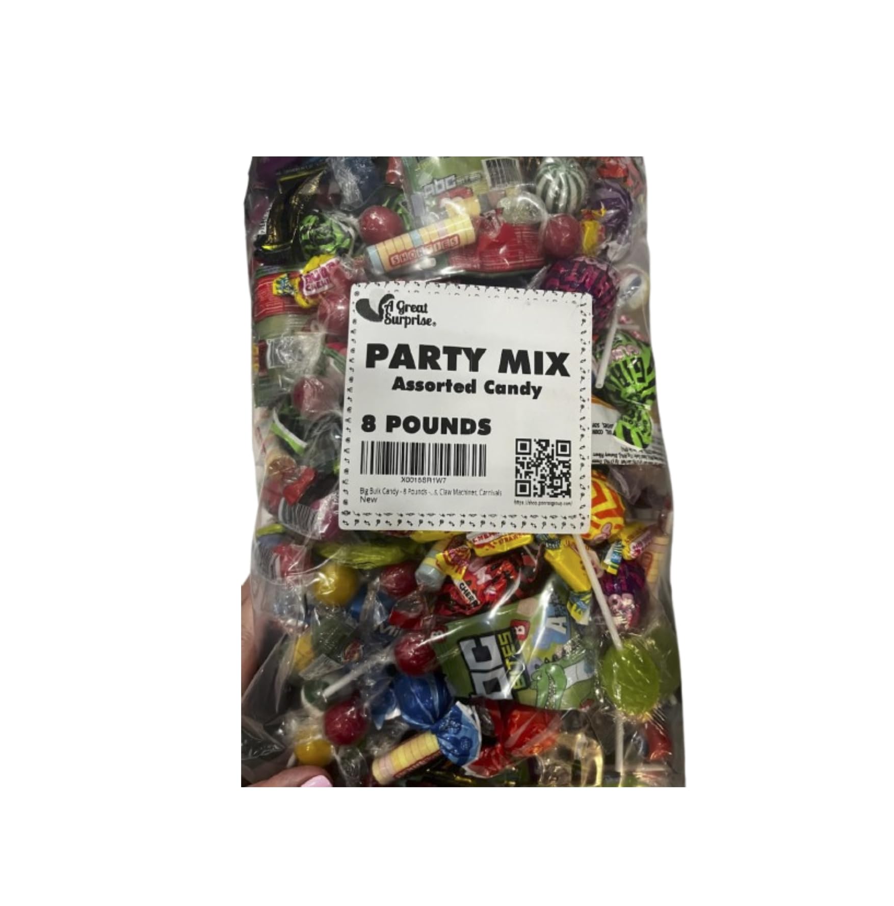 Big Bulk Candy - 8 Pounds - Individually Wrapped Candies - Big Bulk Candies - Piñata Filler Stuffers - Assorted Variety Pack for Offices, Schools, Birthday