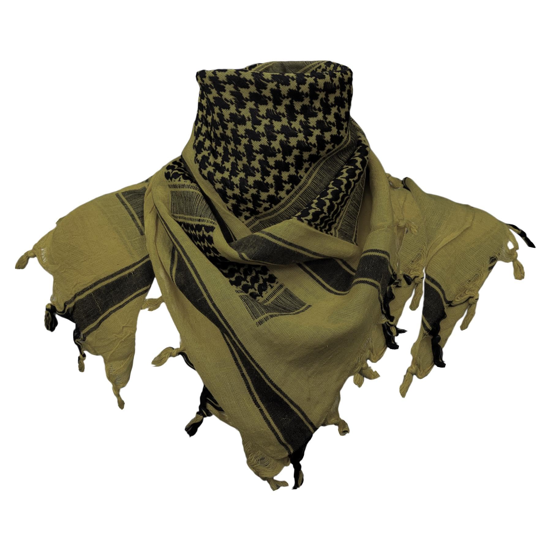 VINTIKA Army Scarf Military Tactical Shemagh Scarves – 100% Cotton Desert Keffiyeh Wrap