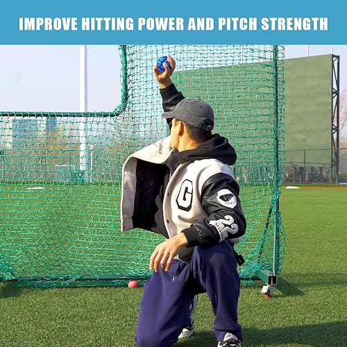 Miniatura 3 de 69 Pack Plyometric Weighted Baseball Set (3.5-16355370 oz) - Variable Weight Plyo Baseballs for Improved Power & Pitching Training - for All Skill