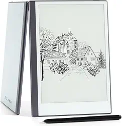 Tablet Android E-Ink ePaper, leitor de eBook Paperwhite para anotações, bloco de notas gráfico branco de papel de desenho com caneta e capa, sincronização na nuvem e transmissão de tela - Modelo Mini