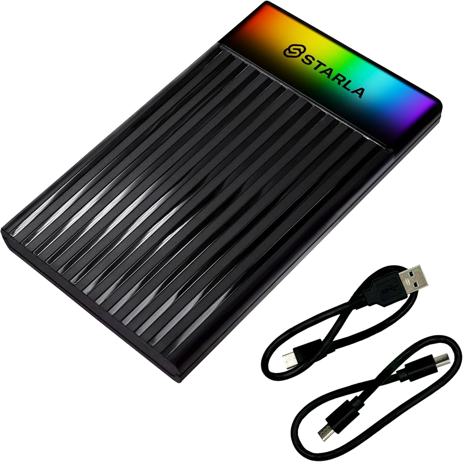 STARLA 500 GB Portable External Hard Drive - Fast 5400 Rpm USB 3.2 Storage Drive - High-Speed USB Storage Compatible with PC, Mac, Laptop, TV, Game Console - External Backup Drive, Plug and Play Ready