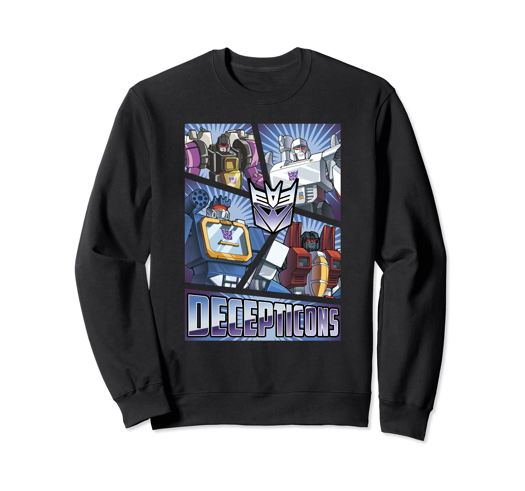 Transformers Decepticons Cut Up Panels Sweatshirt