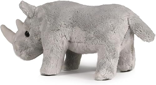 Miniatura 4 de Ice King Bear Animal salvaje pequeño animales de peluche zoológico familia juguete (Rhino, 7 pulgadas)