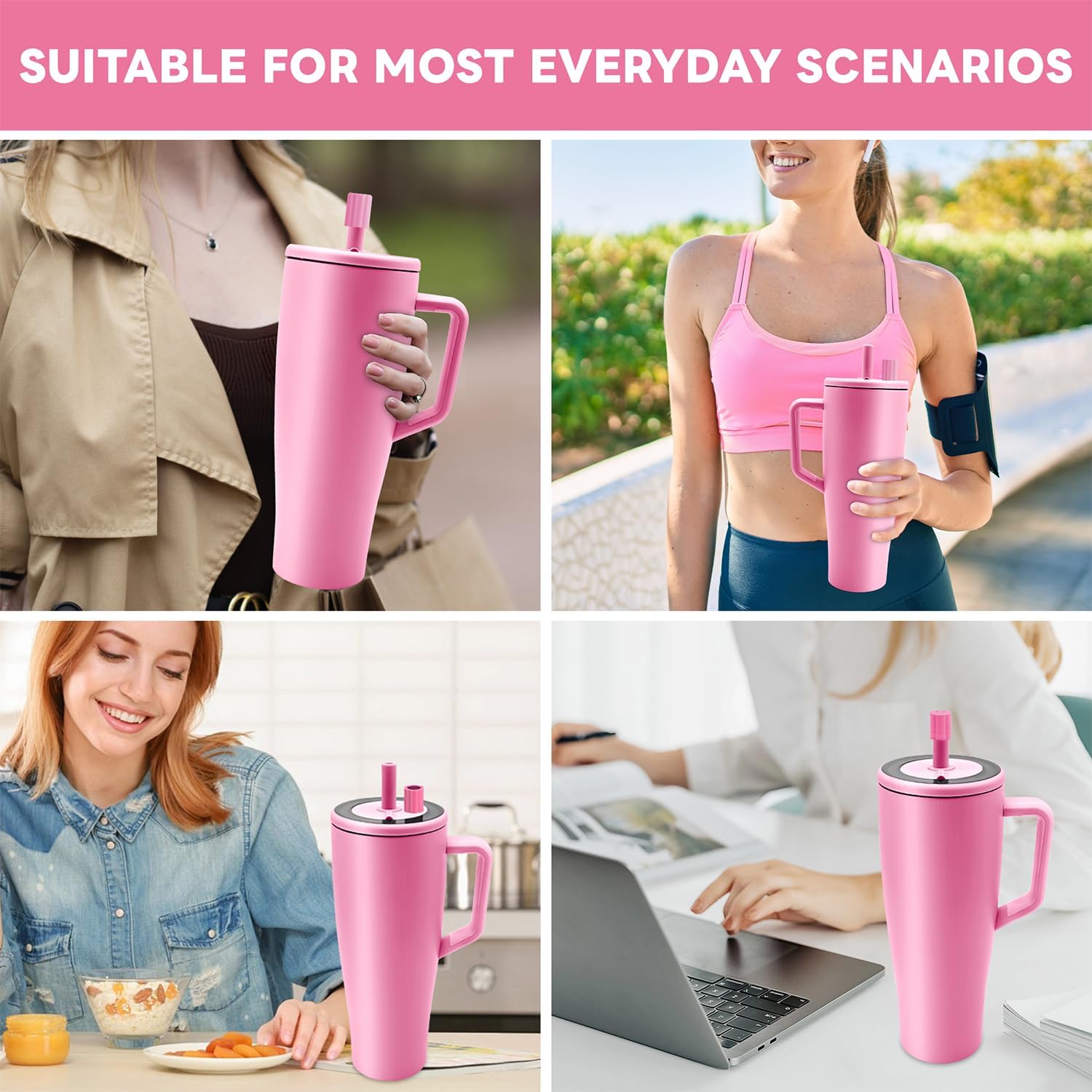 2 Pack Magnetic Straw Covers Compatible with Brumate Era 30&40 oz Tumblers,Silicone Straw Caps - Image 5