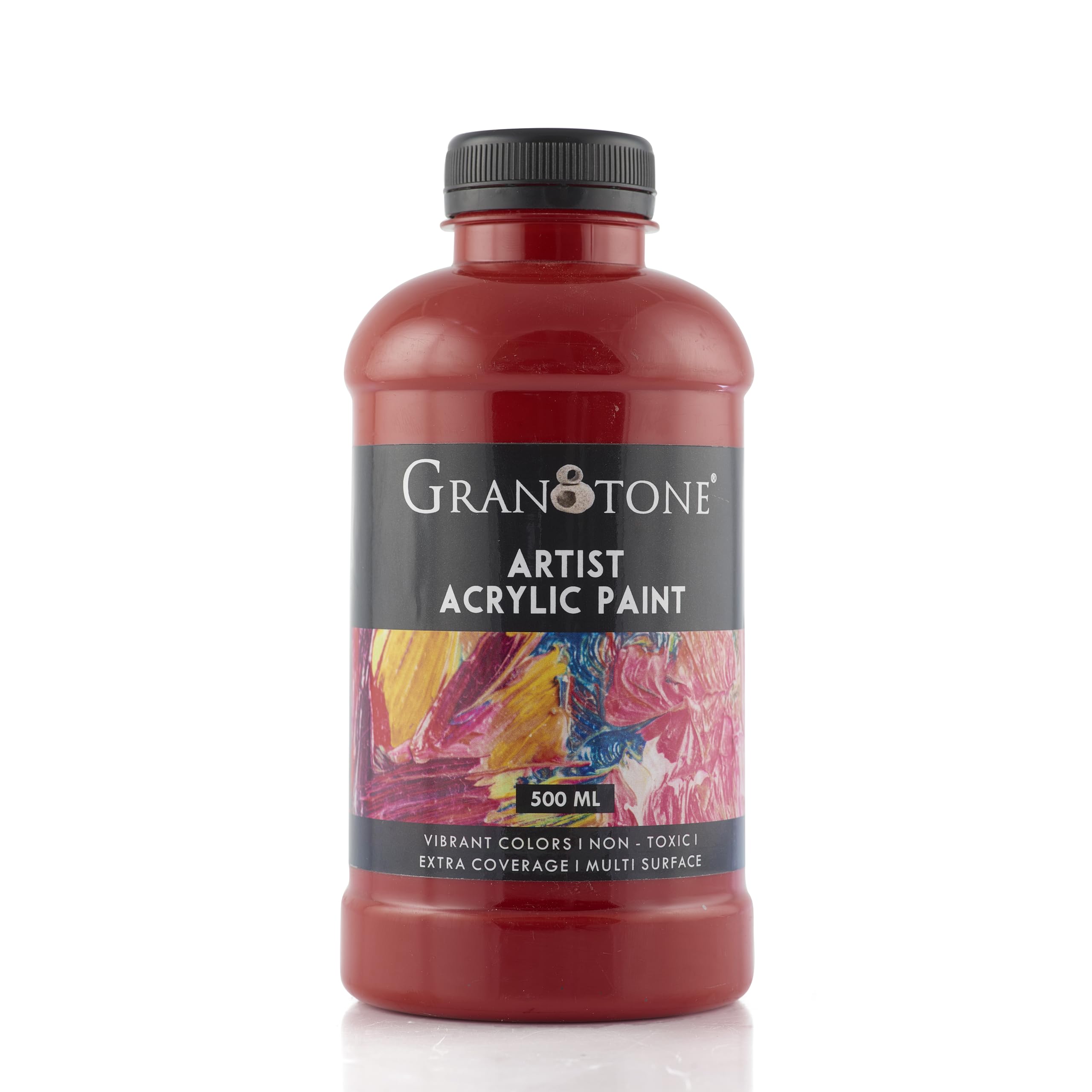 GRANOTONE Acrylic Colour Art and Craft Paint, DIY Paint, Rich Pigment, Non-Craking Paint for Canvas, Wood, Leather, Earthenware, Metal 500 ml (CRIMSON) (B0BHZL8WZP) Amazon Price History, Amazon Price Tracker