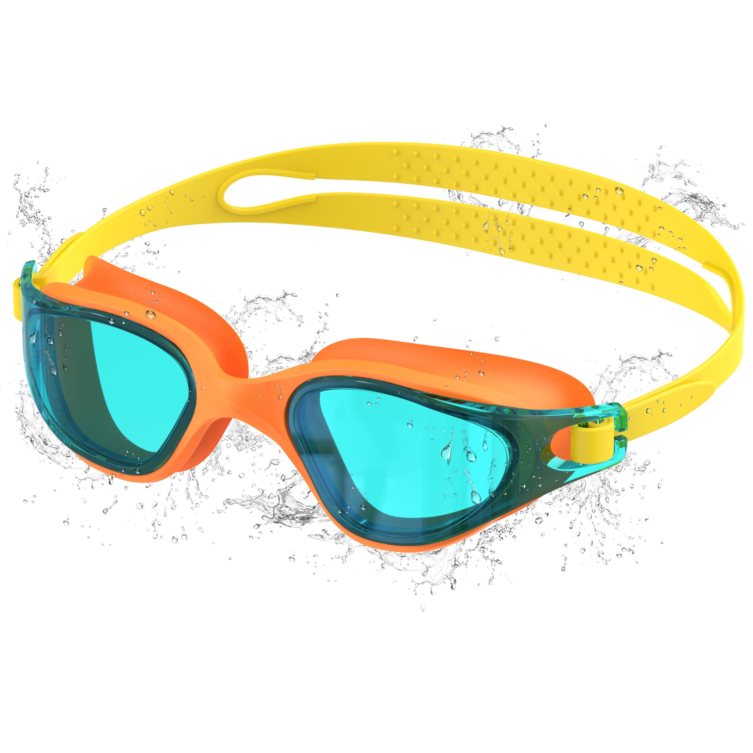 Ambienden Swimming Goggles for Adults - HD Anti-Fog Lenses, UV Protection, Waterproof, Suitable for Training and Swimming Pool - Unisex Men/Women Swimming Goggles with YL Fit