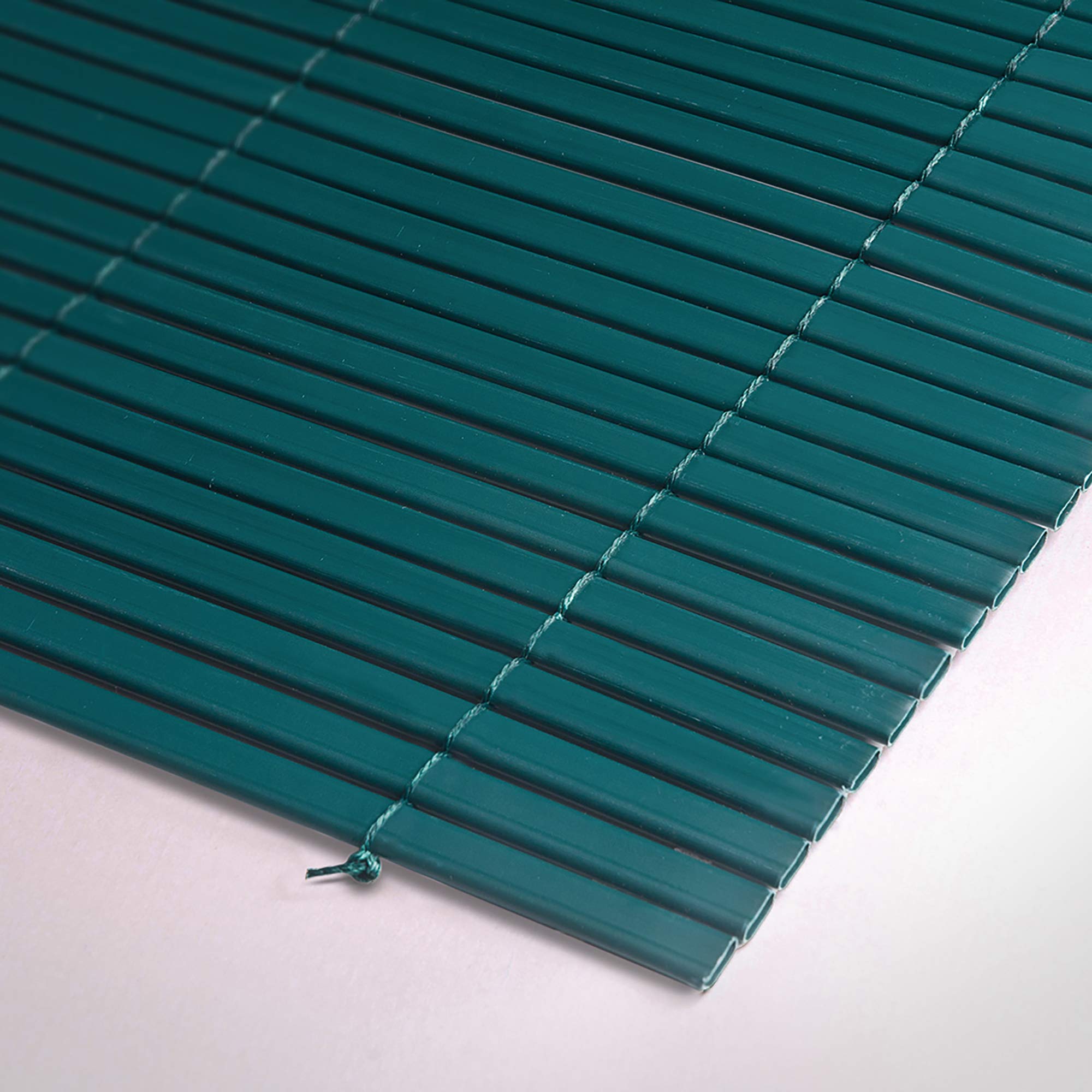 Tenax Colorado 1,50 x 5 m Vert, Canisse Synthétique en PVC avec Cannes Entières de 7 mm, Brise-Vue pour Jardins, Balcons et Clôtures
