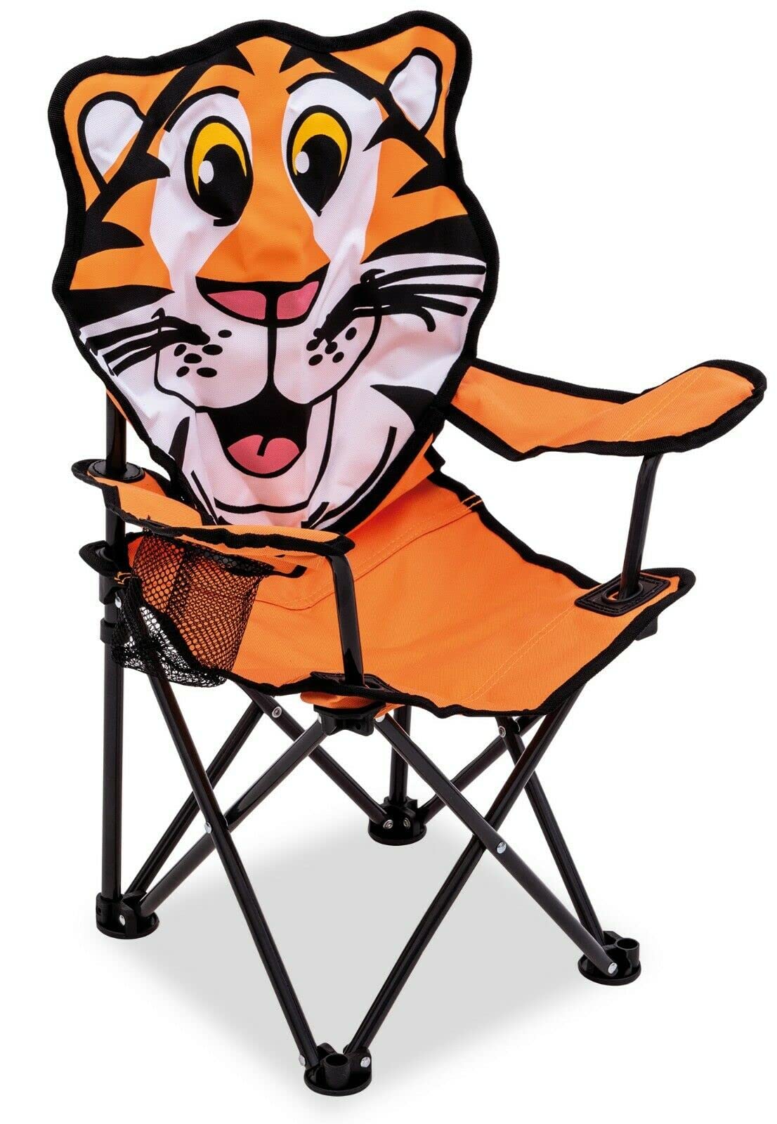 The Urban Company Children's Camping Chair Tiger Design Folding Festivals, Caravan, Quest Leisure