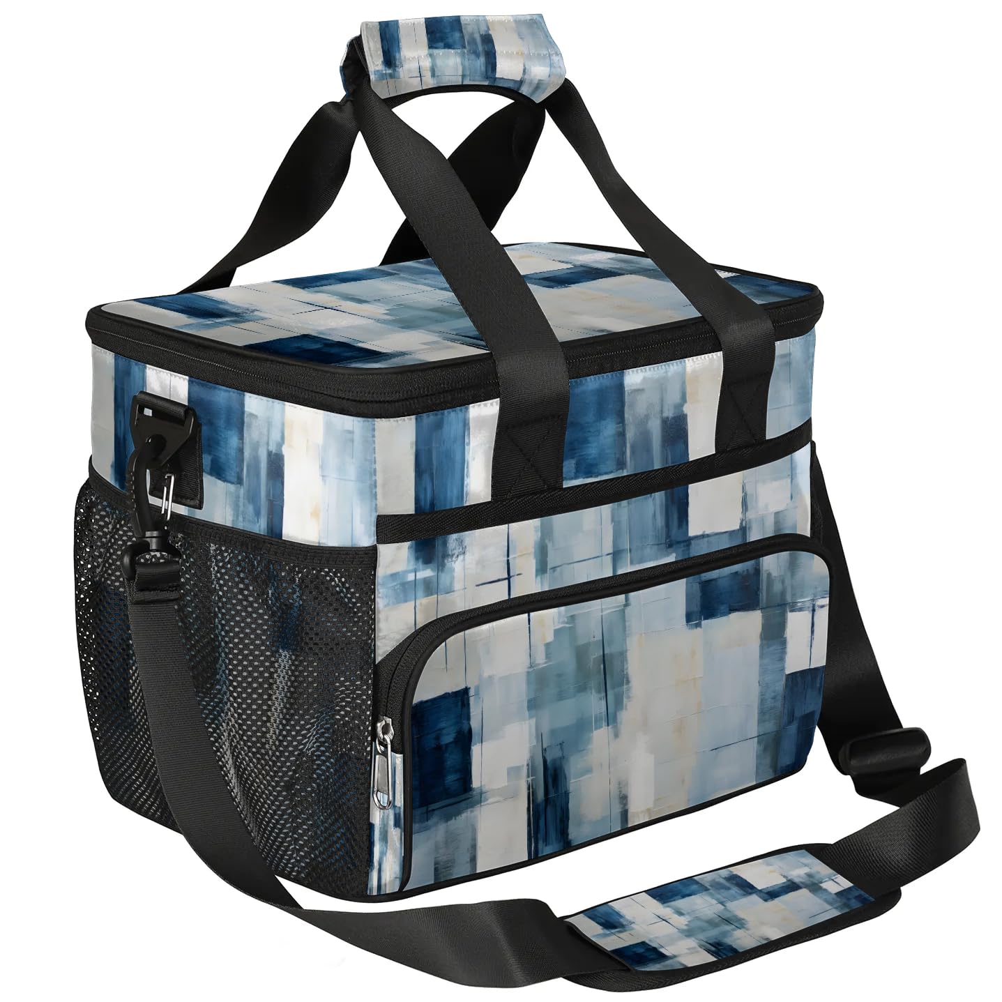 Lunch Box for Men Heavy Duty Insulated Lunch Bag for Women Watercolor Abstract Art Lunchbox for Adults Lunch