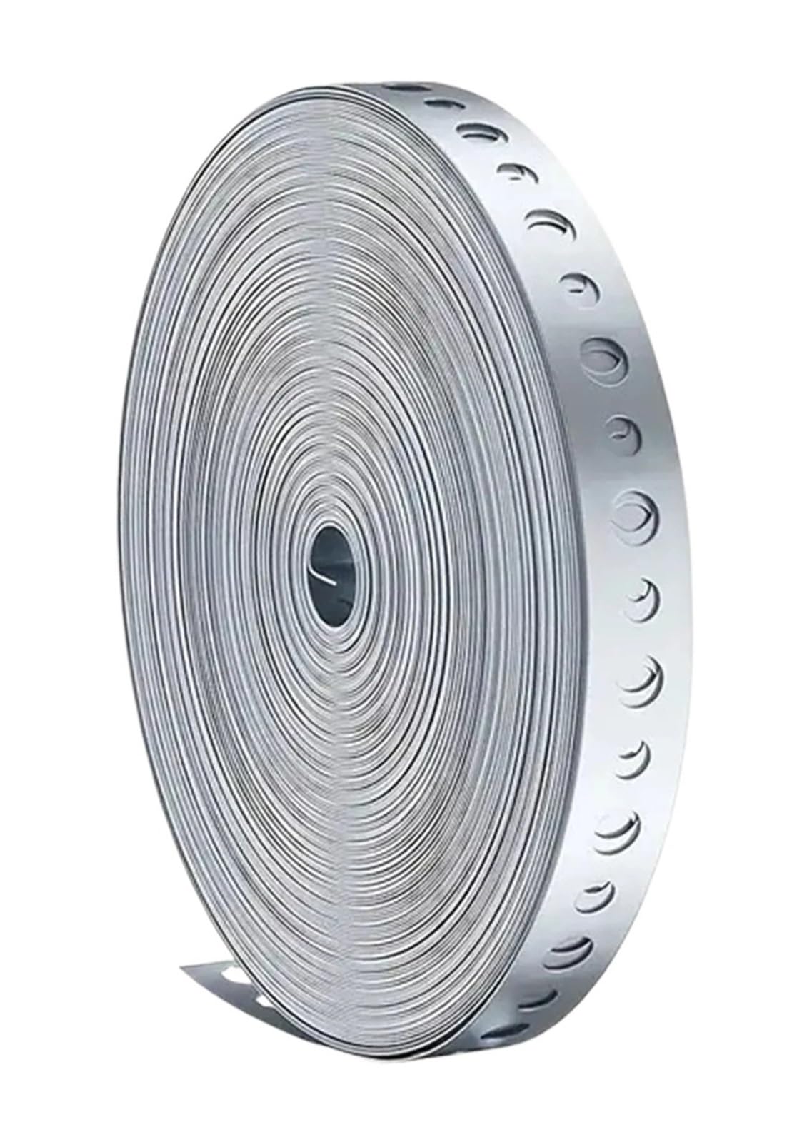49.21ft Galvanized Metal Strapping Pre-Punched Holes Strip for Pipe Support and Sheet Processing