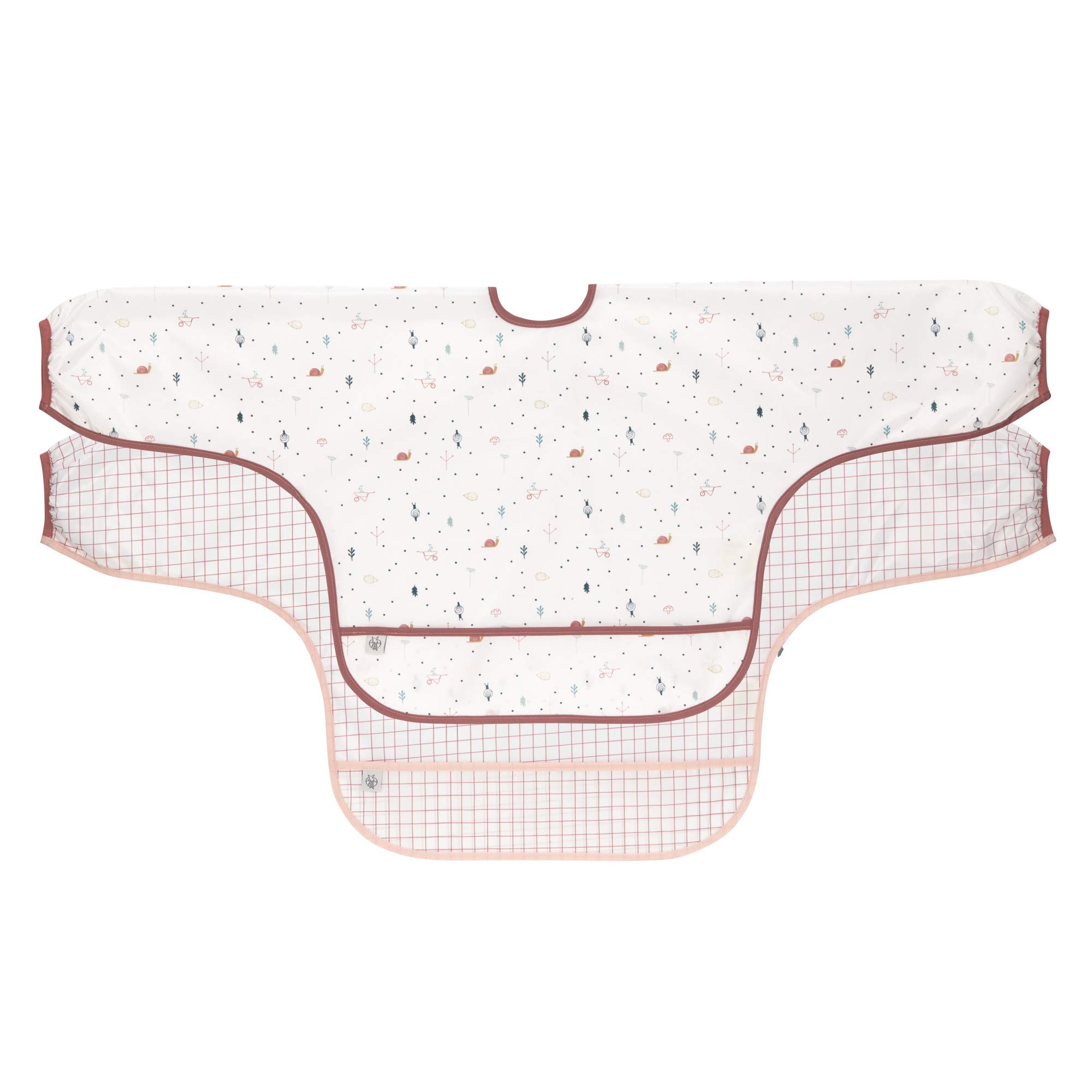 LÄSSIG Longsleeve Bib 2 pieces with binding/Garden Explorer girls