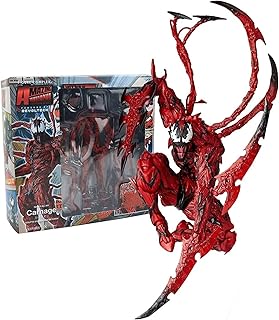 ENPLOY Venom Saga Collection - 7'' Carnage Action Figure - Venom Figure - Venom Toys, Collectibles Venom Statue Toy Action Figure Anime Toy Decoration Ornament Gift (Venom 2),Carnage 2