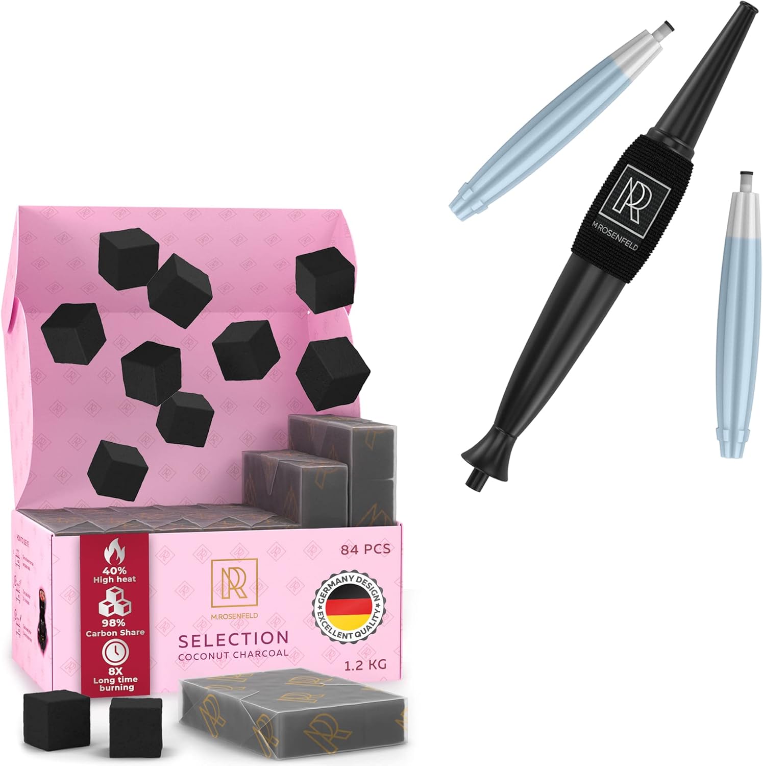 Premium Hookah Ice Hose Tips ICE Bazooka with 2