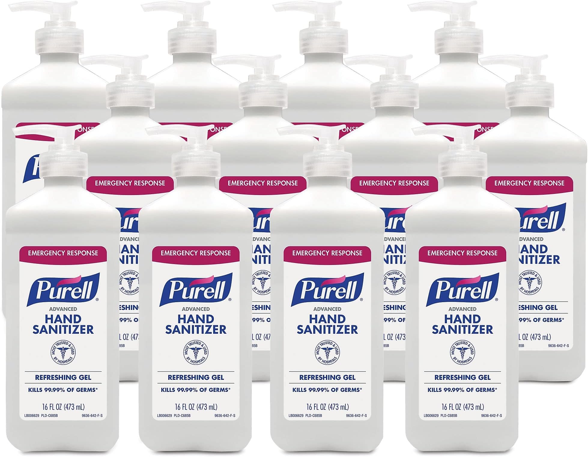 Purell Advanced Hand Sanitizer Pump Bottle 473 ml