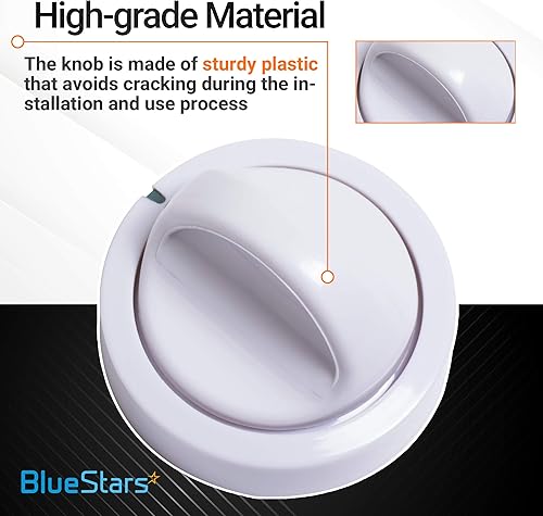 Miniatura 4 de BlueStars - Repuesto de interruptor de perilla de temporizador de secadora ultra duradero 131873500 Compatible con secadores Frigidaire Reemplaza