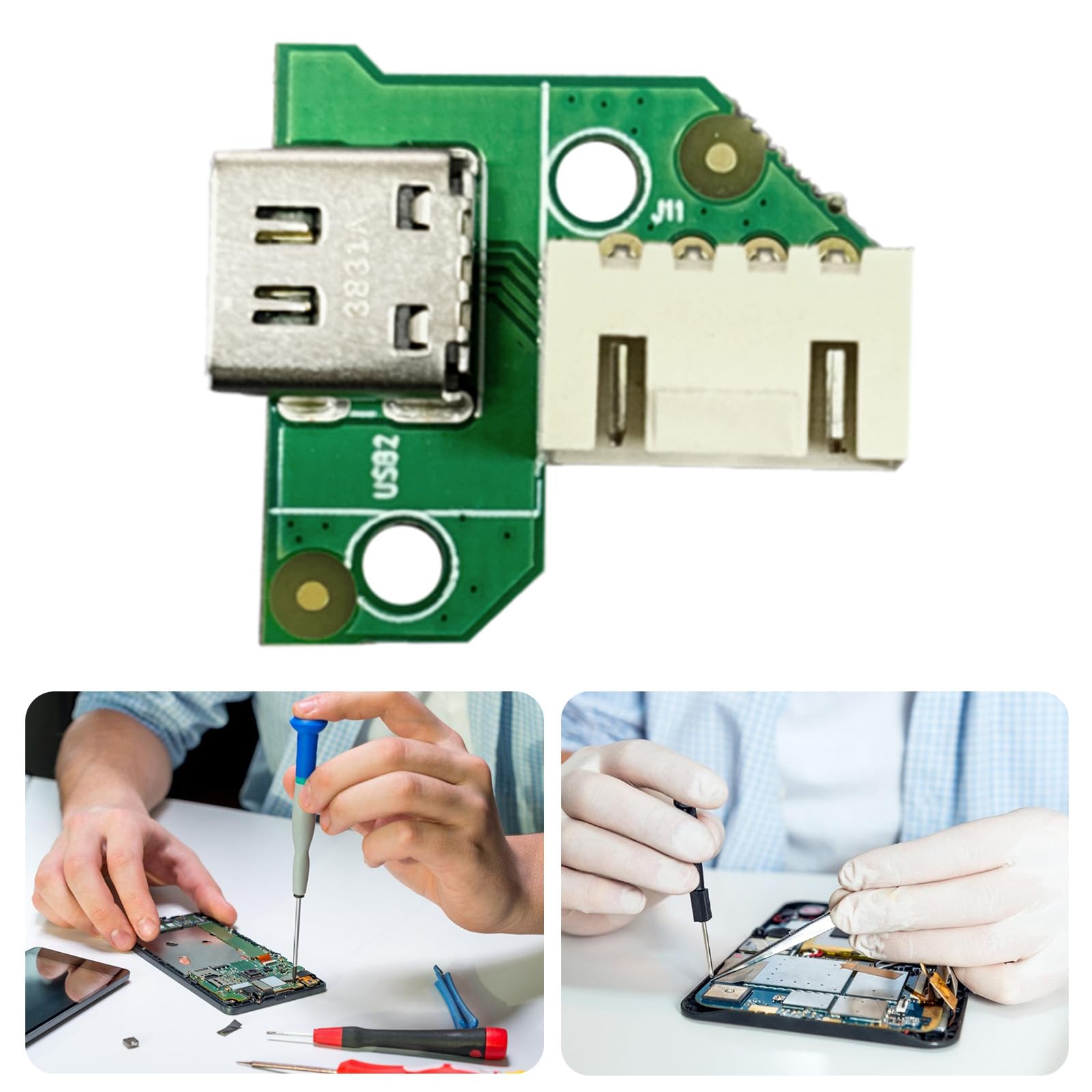 Porta di ricarica USB di tipo C, scheda di alimentazione, accessori per circuito, H 12022, scheda di collegamento di alimentazione per altoparlanti FLIPSE 2, strumento di riparazione