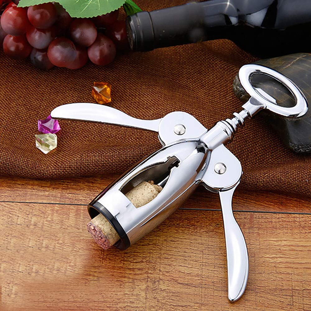 Edelstahl Rotwein Flaschenöffner Stahl Metall Wein Korkenzieher Flaschenöffner Küche Bar Bierdeckel