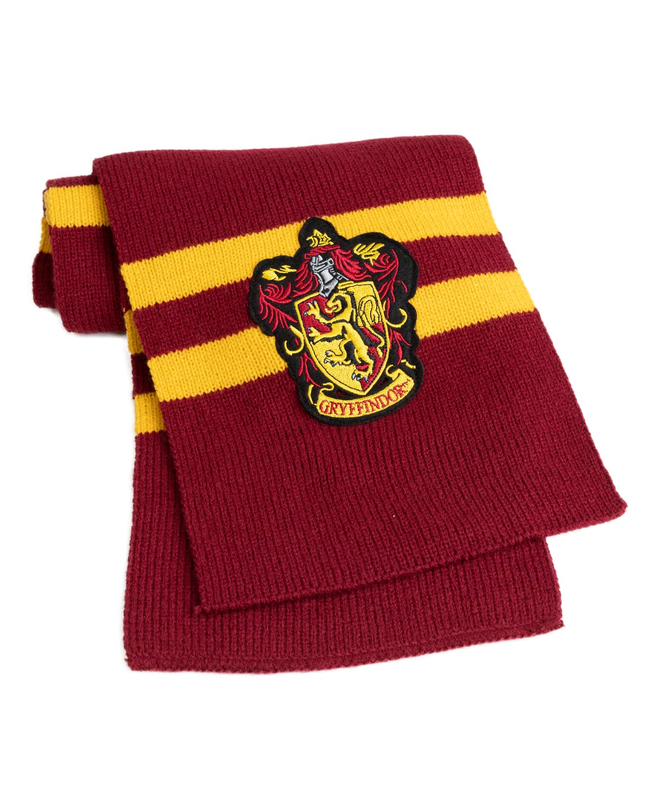 Funidelia | Szalik Gryffindor Harry Potter Męskie i dla kobiet Hogwarts Czarodzieje Filmy i seriale - Akcesoria dla dorosłych akcesoria dla kostiumu - Bordowy