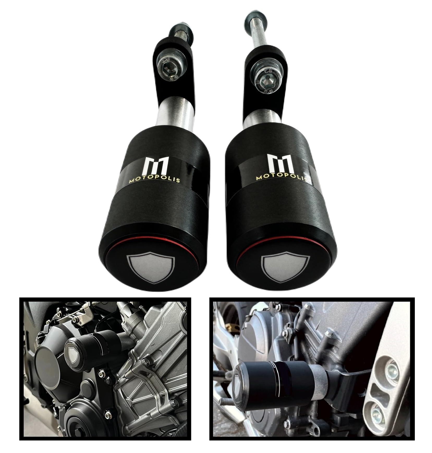 KAWASAKI ER6N ER-6N ER6 N 2012-2016 - CRASH PADS PROTECTEURS CURSEURS BOBBINS SLIDERS TAMPONS