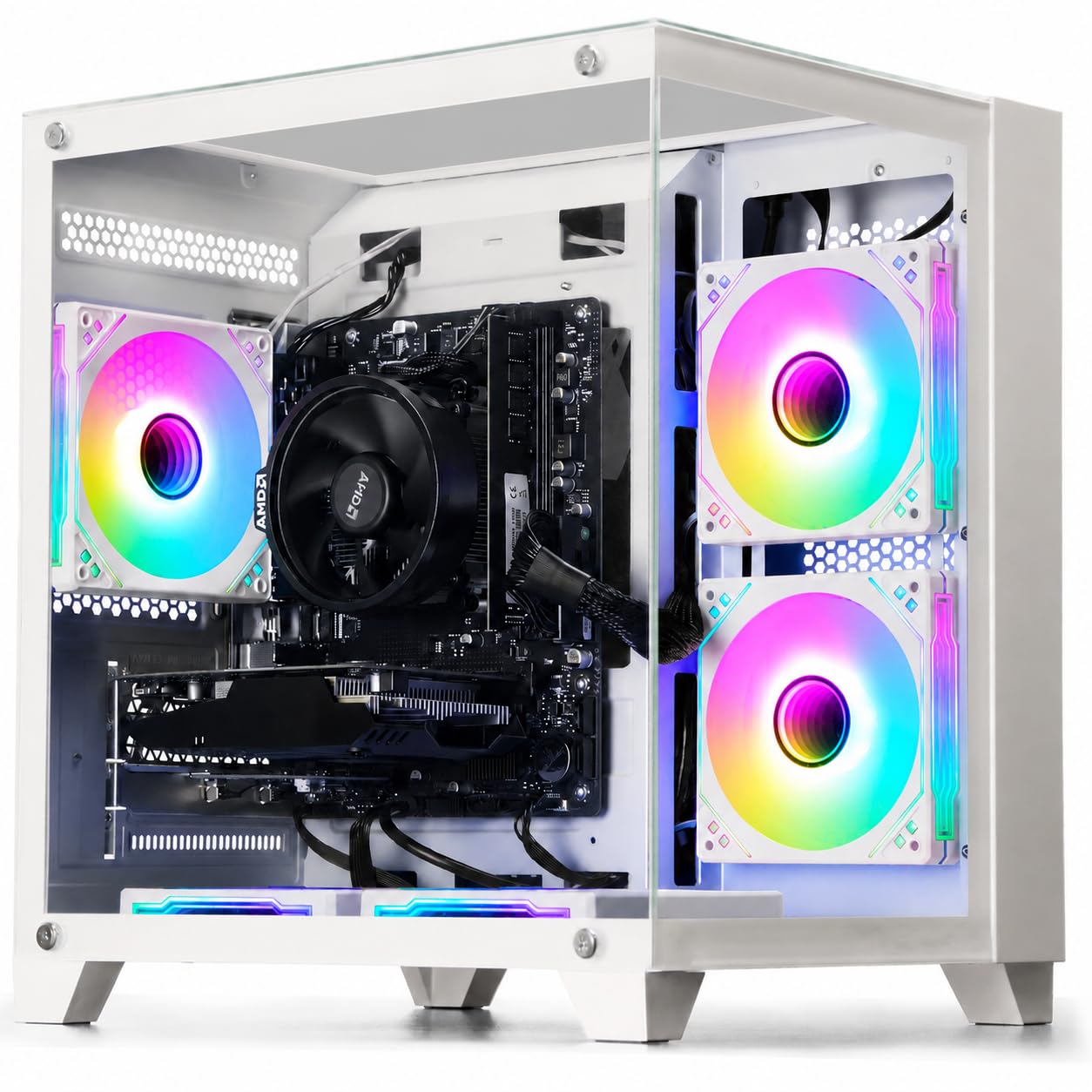 Amazon.com: WIWB Prebuilt Gaming PC Desktop | Ryzen 5 Up to 4.1G