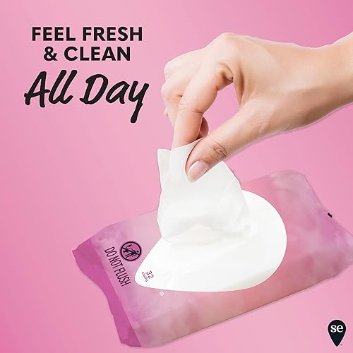 Miniatura 2 de Summer's Eve Simply Sensitive - Toallitas femeninas diarias suaves, elimina el mal olor, con pH balanceado, 32 unidades, paquete de 4