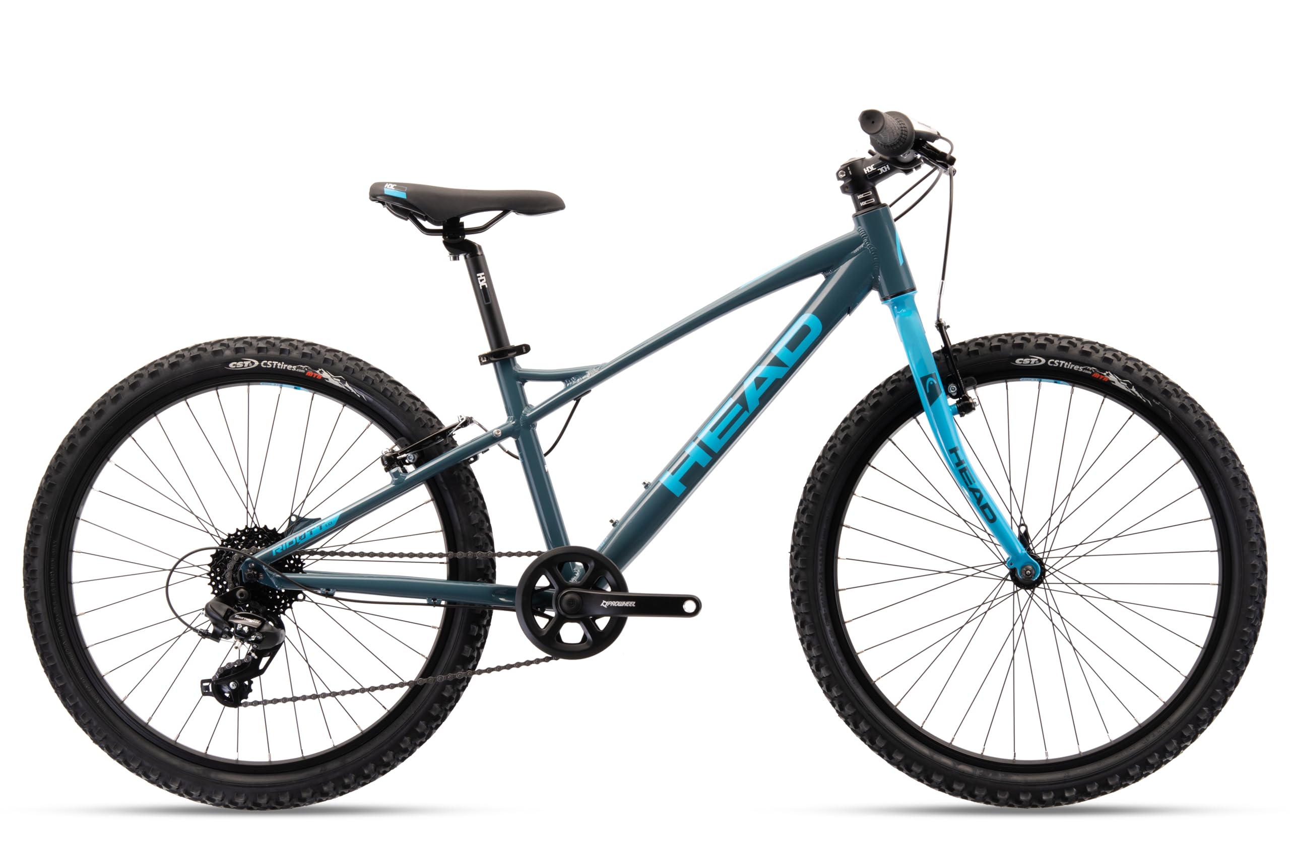 HEAD Bicicleta Infantil Unisex Ridott 1.0 24, Azul Oscuro/Azul Claro, 34