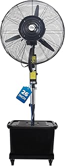 HAVAI 26″ Mist Fan | 260W Copper Motor | 6–10m Spray Distance | 41L Tank | Adjustable Height | 1200 L/H Pump | 3 Speed | 2mm Aluminium Blades | 48-Hr Installation | 1-Year Warranty