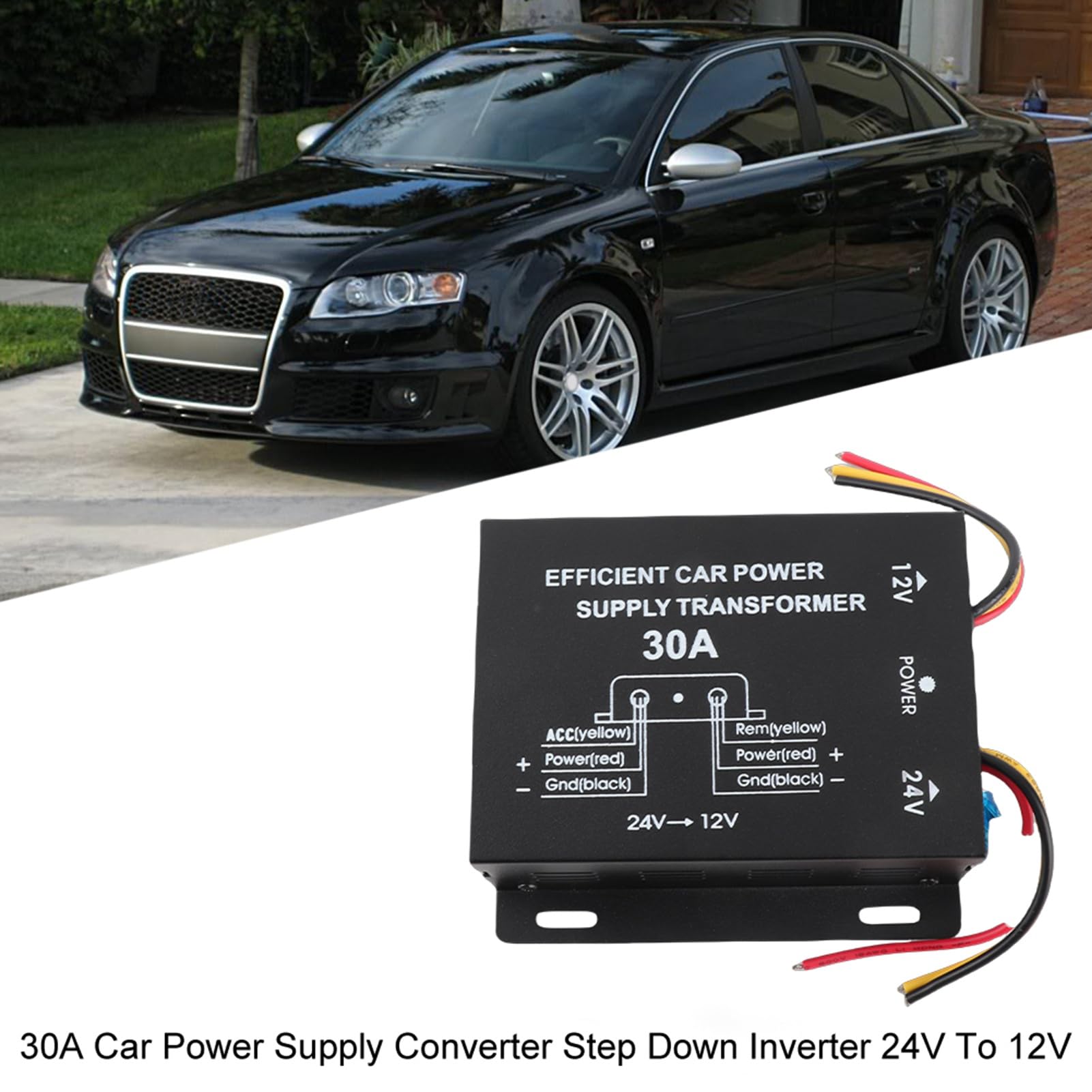 Convertitore di tensione DC-DC 24V-30V a 12V 30A 240W Step-down