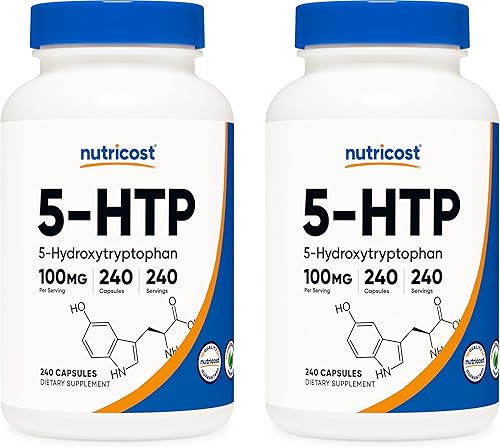 Nutricost 5-HTP 100mg 240Cápsulas 5-hydroxytryptophan