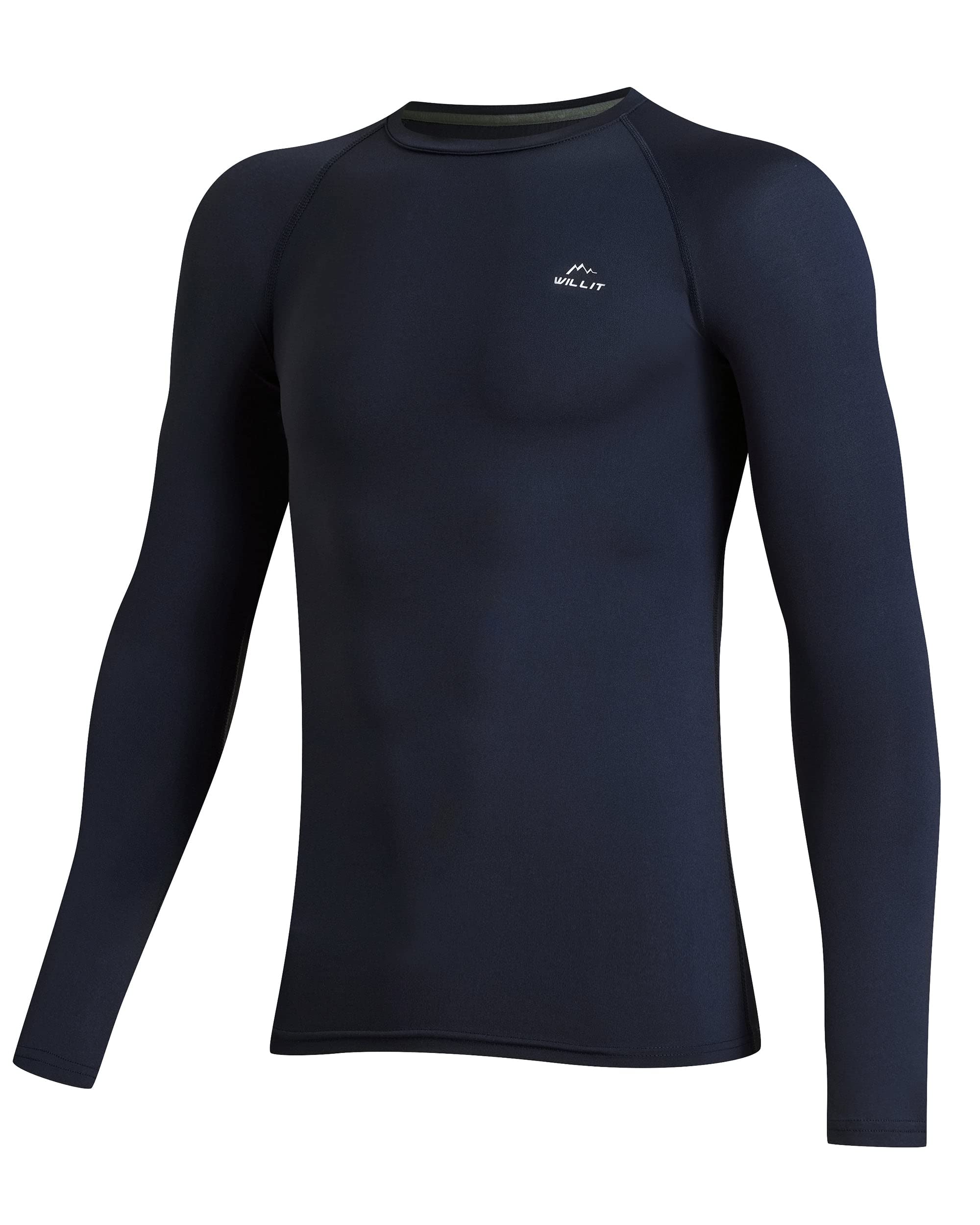 Willit Boys' Compression Shirts Youth Long Sleeve Football Undershirts Kids Quick Dry Baseball Baselayer