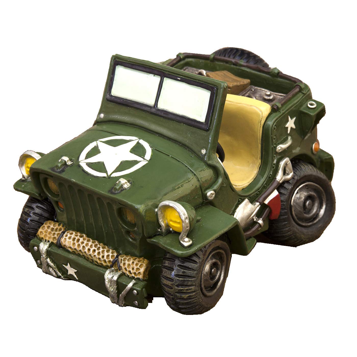 Amazon.co.jp: 秋月貿易 置物 ジープ W17.5×D11.5×H10cm  