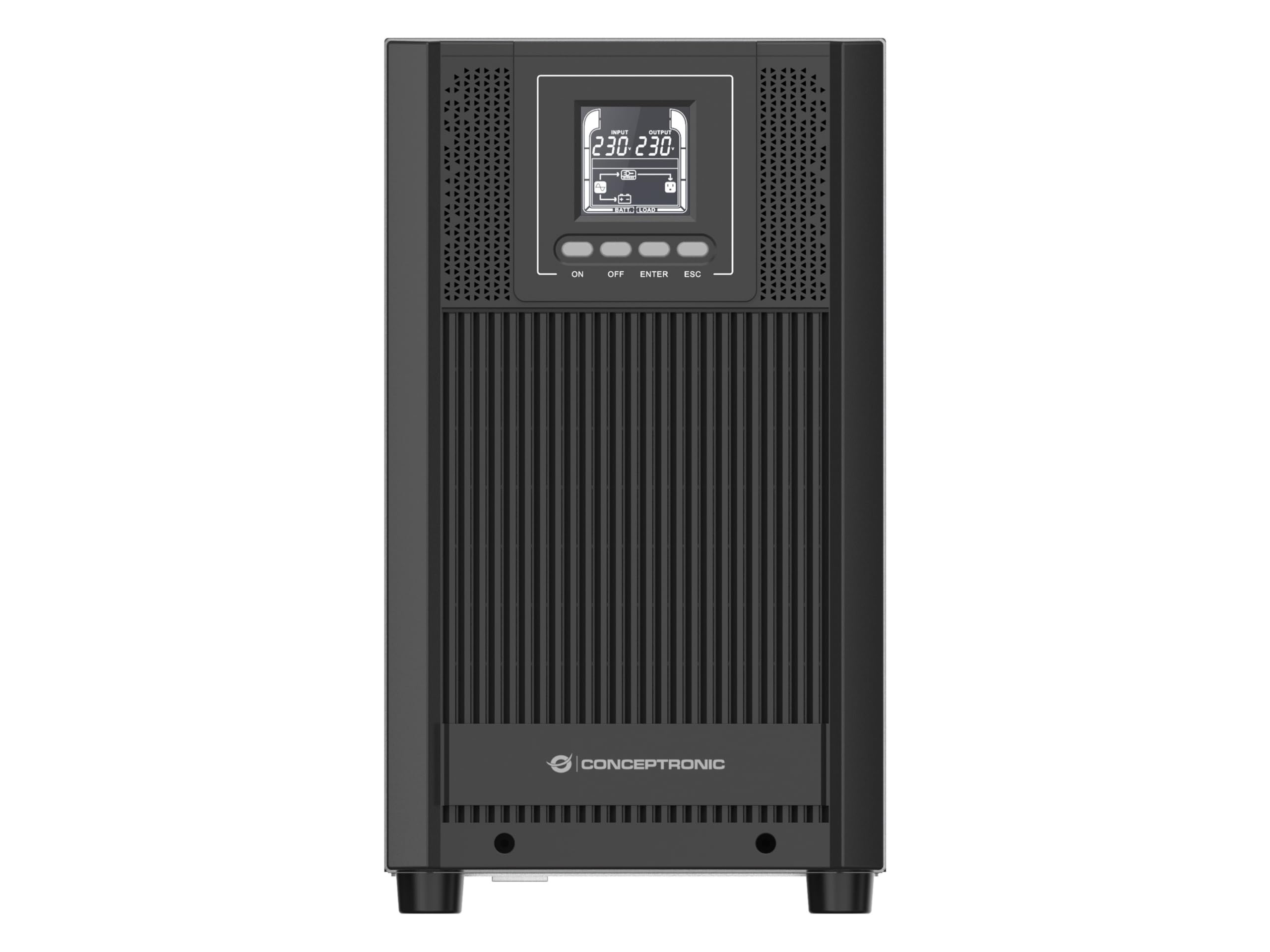 CONCEPTRONIC Zeus USV 3000VA 2700W Online UPS, Puerto IEC EPO