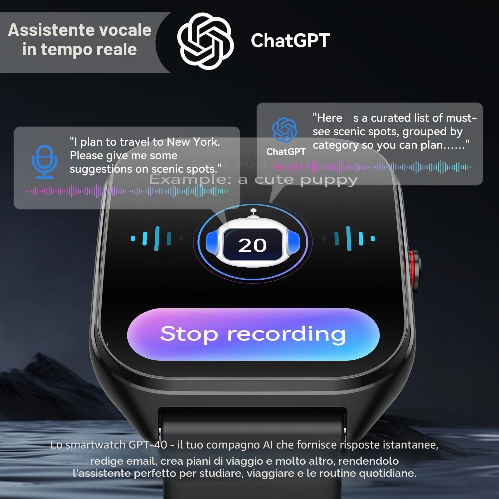 Fempoin Smart Watch per uomo e donna, oltre 100 modalità sportive, monitoraggio della frequenza cardiaca e del sonno, contapassi, smartwatch per Android iOS, smartwatch (rispondere/effettuare chiamate