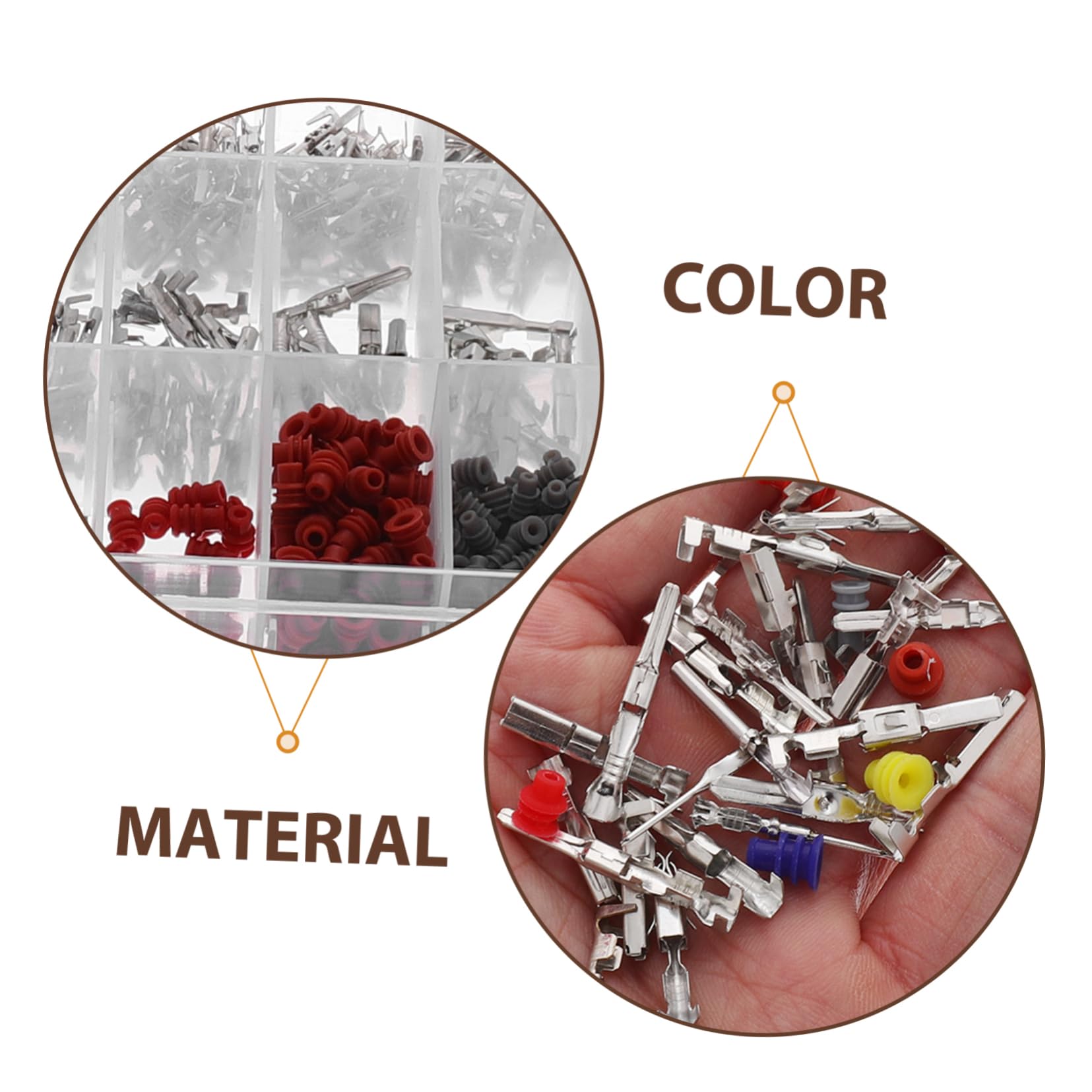 Kit de Terminales de Crimpado para Conectores Automotrices 700 Piezas