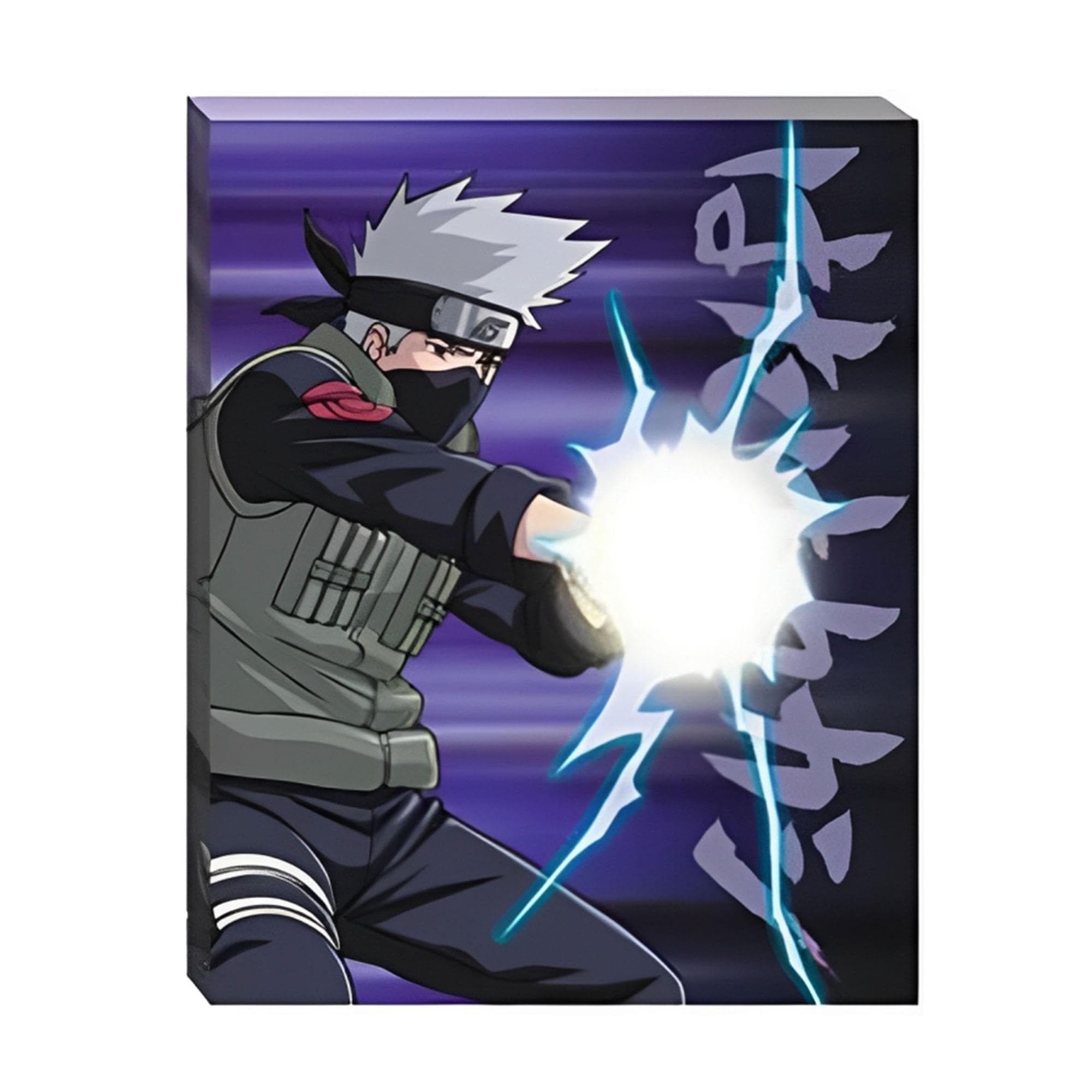Just Funky Naruto Shippuden Kakashi Chidori Light-Up Lienzo Pared