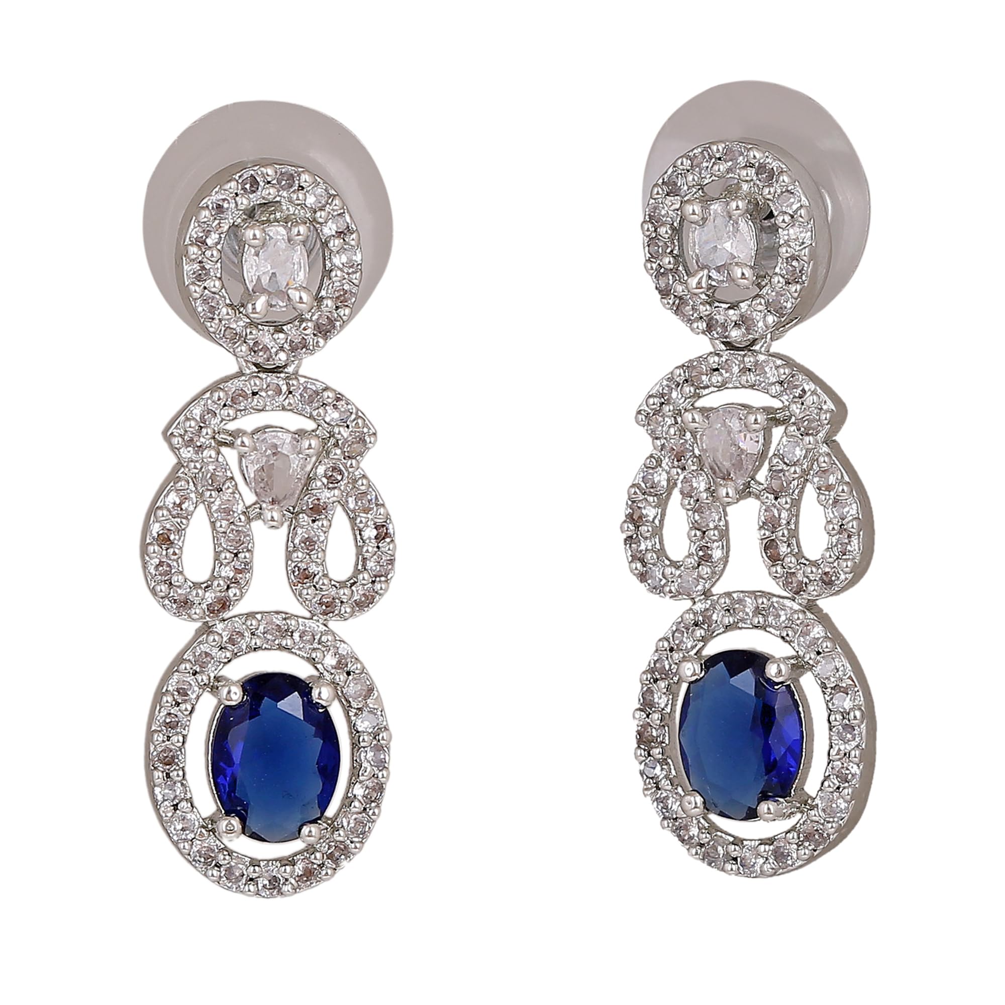 Cubic Zirconia Stone Earrings
