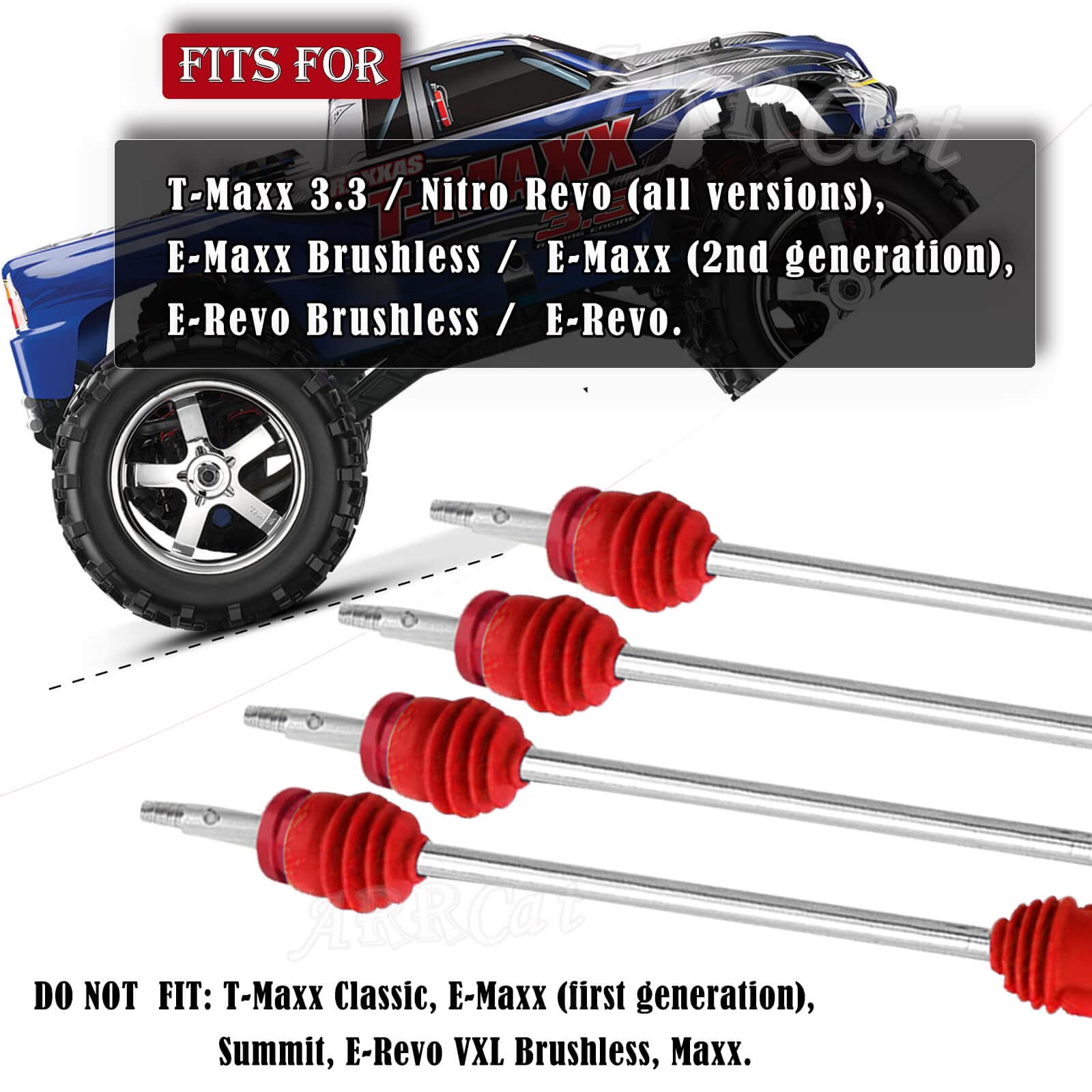 Rcarmumb CVD Axles Driveshafts Upgrades Part For 1/10 Slash