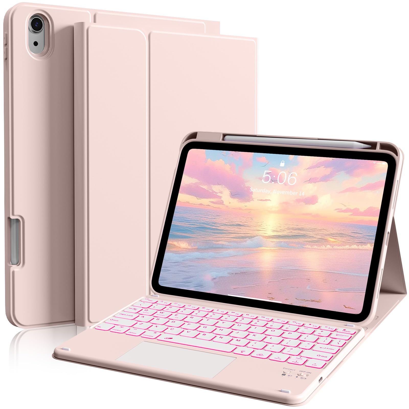 Amazon.co.jp: BQDIYOO iPad 第11世代(A16) 第10世代 キーボードケース
