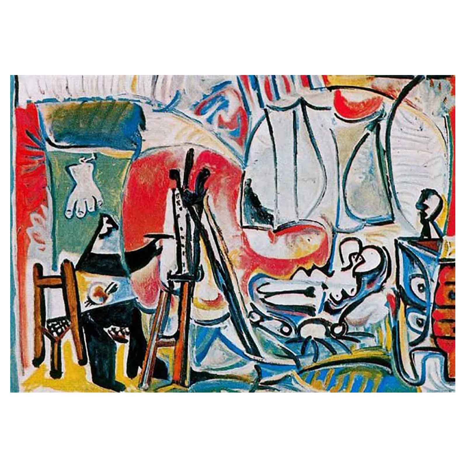 Amazon.com: Canvas Oil Paintings Pablo Picasso,1963 Le peintre
