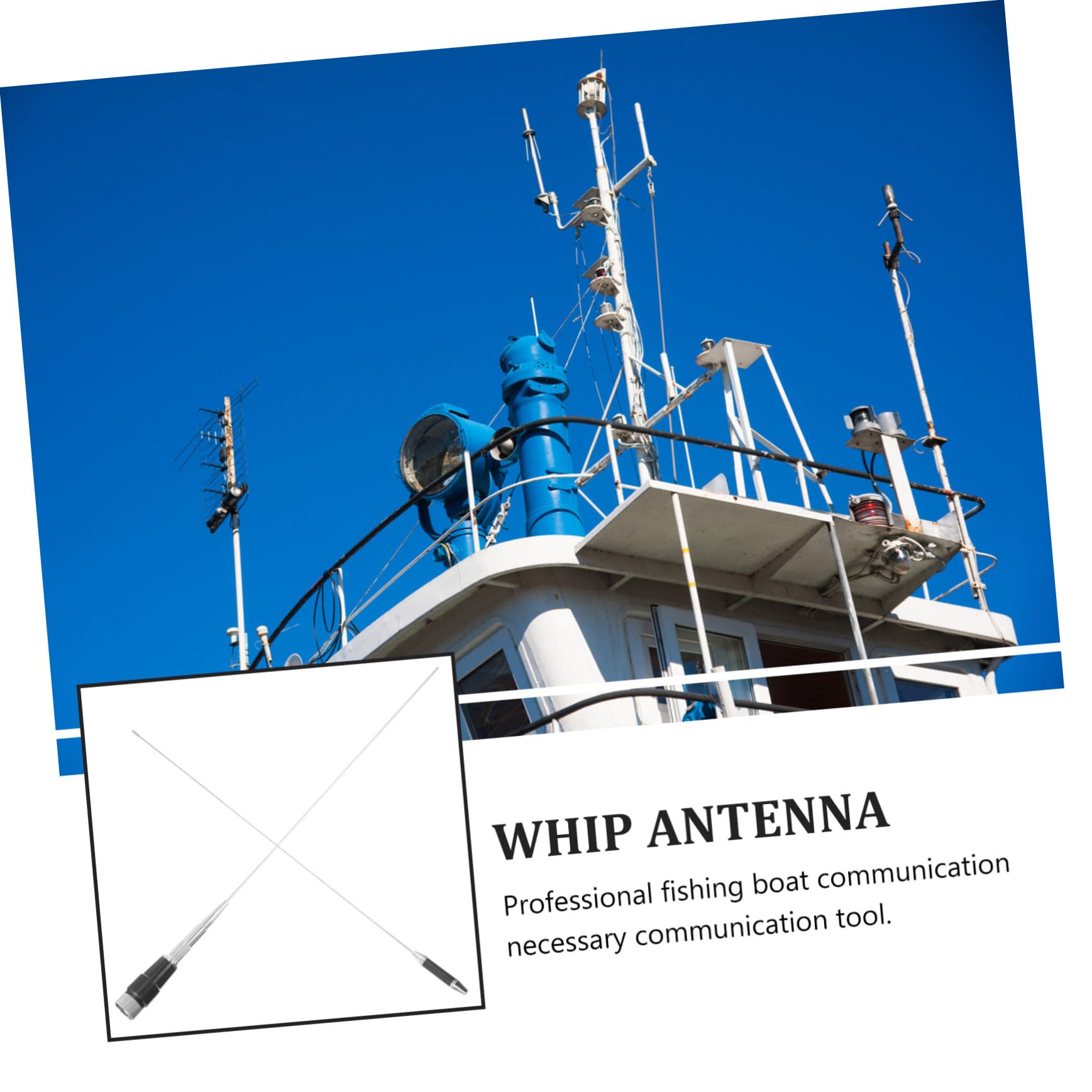 YARNOW Antenne CB De Remplacement Rétractable Jambon Groupe Marin Antenne Voiture D'antenne Bande CB Antenne Mobile pour Radio UHF Antenne Radio Antenne Métal